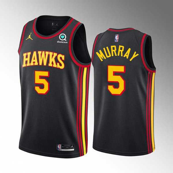 Atlanta Hawks #5 Dejounte Murray Black Stitched Jersey Dzhi,We sell and wholesale Atlanta Hawks #5 Dejounte Murray Black Stitched Jersey Dzhi on line form chian!